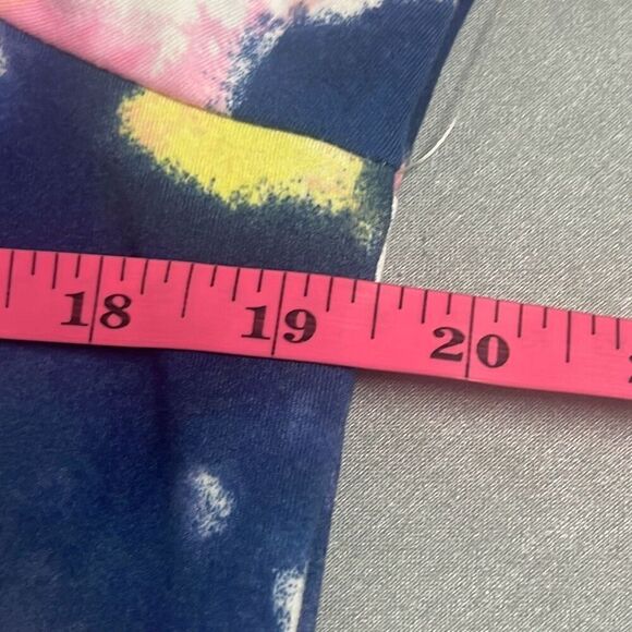 Bobbie Brooks Medium Blue Pink Tie Dye Hoodie Mini Dress NWOT Beach Cover Up - Picture 7 of 9